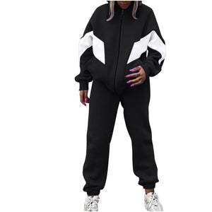 Loose-fitting Casual Pullover Suit Two-piece Set