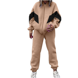 Loose-fitting Casual Pullover Suit Two-piece Set