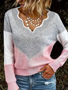 Soft Plus Size Sweater Soft Polyester Blend Women's Plus