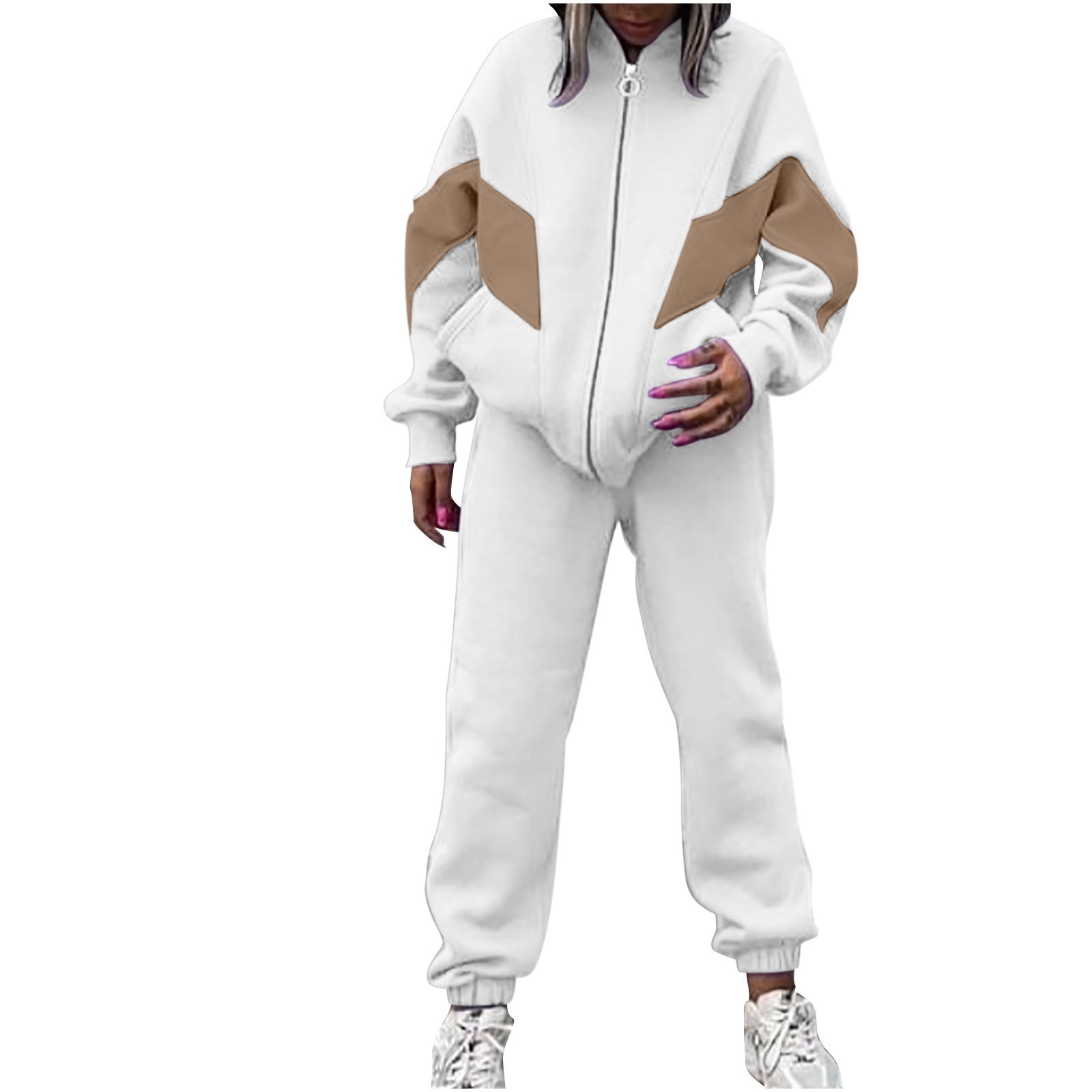 Loose-fitting Casual Pullover Suit Two-piece Set