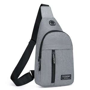 Men Casual Outdoor Large Capacity Multifunctional Shoulder Chest Bag