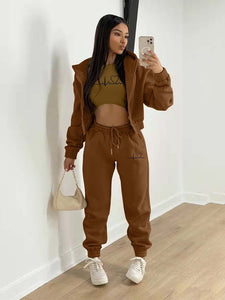 Women’s Casual Leisure Two-Piece Jogger Set